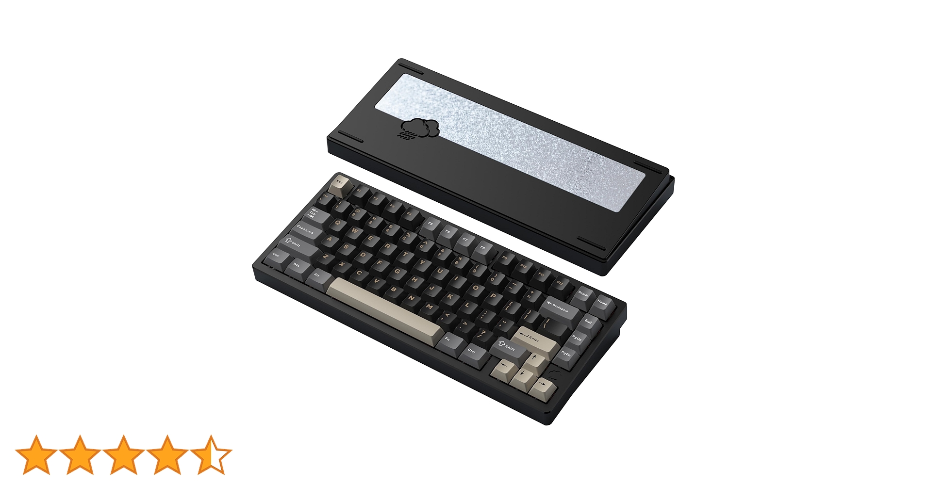 WOBKEY Rainy75 color ブラック Rainy 75 - WOBKEY's First Audiophile Keyboard